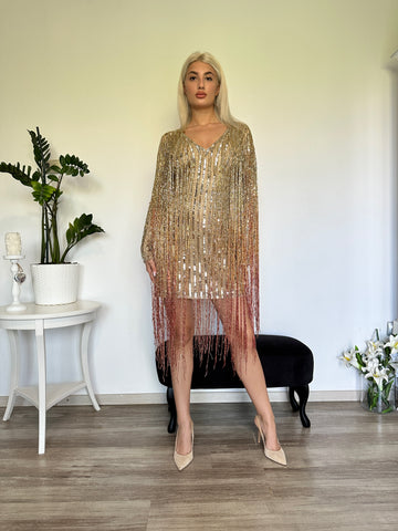 Rochie Keyra Gold
